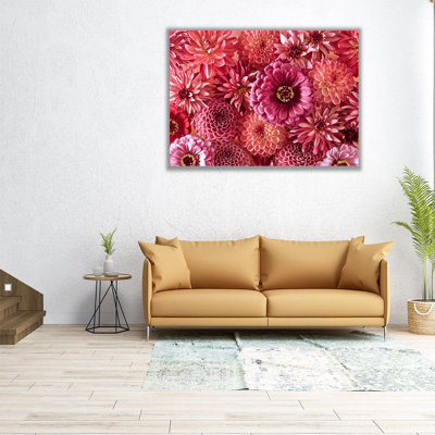 «Full Frame Of Mixed Flowers 2», reproduction d'art sur toile