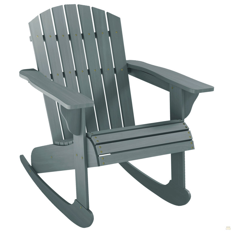 Chaise d'extérieur en bois Adirondack