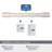 Triomphe 5-1/16 inch (128mm) Center-to-Center Satin Nickel Cabinet Pull, 10 Pack-90709886