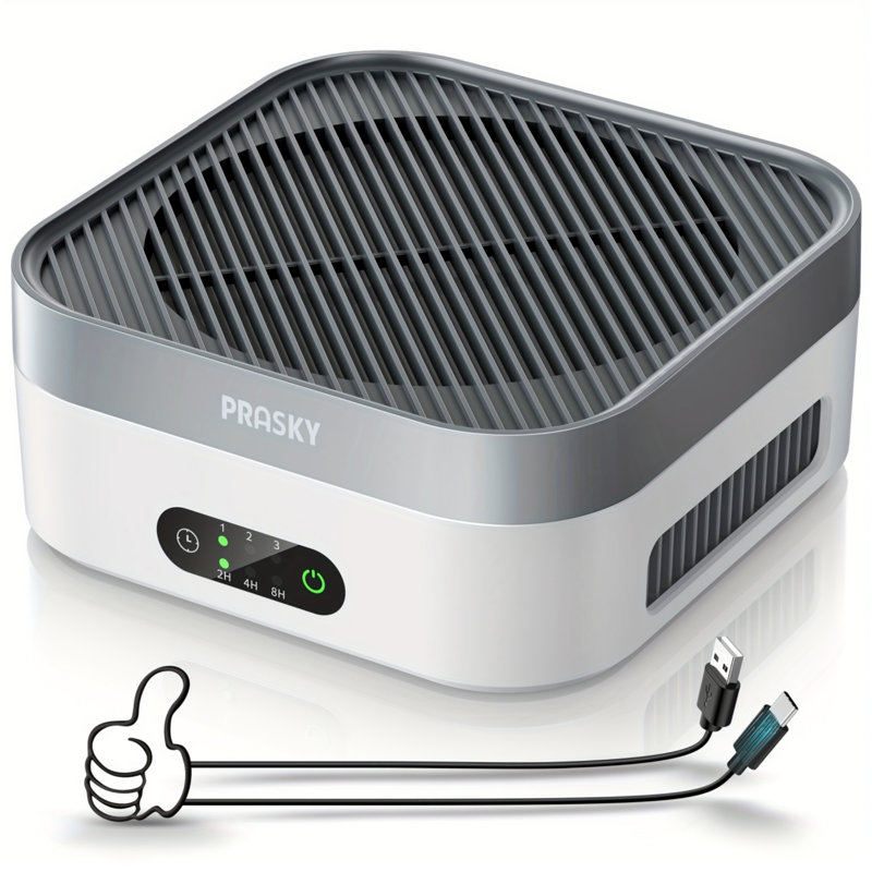 Purificateur d'air pour la maison - Filtre HEPA véritable pour animaux de compagnie, fumée et allergies | Couverture de 600 pieds carrés | Ultra-silencieux et portable pour la chambre à coucher / voyage