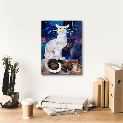 " Le Chat Blanc " by Artpoptart