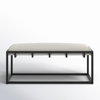 Bridget Polyester Blend Upholstered Bench