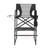 Black Frame Directors Camping Chair With Side Table