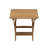 A foldable small outdoor leisure table and chair set with excellent materials includes 2 chairs and a rectangular table.