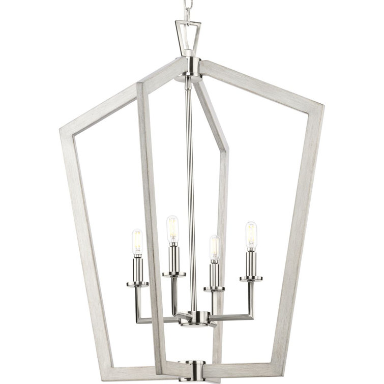 5 - Light Dimmable Square / Rectangle Chandelier
