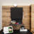 Colesen Industrial Wall Shelf, Solid Black Metal, 9.8 x 9.1 x 13.0 inches | 100% Metal Construction, Thickness: 0.06 inches | Space-Saving Design, Easy Wall Mounting, Modern Novelty for Home or Office Decor