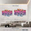 «Love Graffiti», reproduction sur toile-92833331
