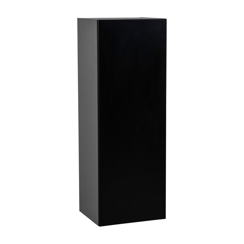 Armoire murale ouverte en panneau de particules l 9 pi x P 12 po x H WALLKITCHENS , Noir mat, H 42 po x l 9 po