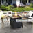 Fire Pit Table, 28-Inch Square 40,000 BTU Auto-Ignition Propane Gas Firepit With Waterproof Cover-667165324