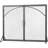 Danilla 1 Panel Metal Fireplace Screen