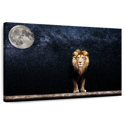 Lion Brampt au clair de lune