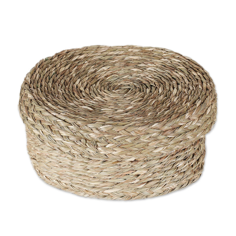 Bay Isle Home™ Handmade Rural Minimalism Natural Fiber Basket