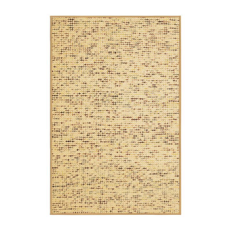 Tapis brun / beige tissé à la machine, Rectangle 2 pi x 3 pi