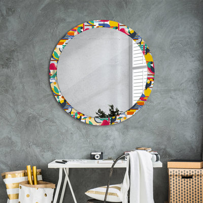 Huldar Glass Flat Wall Mirror