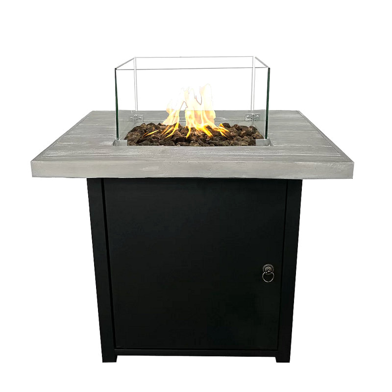 Fibre Reinforced Concrete Propane Fire Pit Table