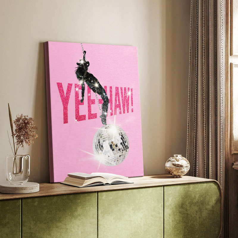 Yeehaw! -Gallery Wrapped Cavas, 60" H x 40" W