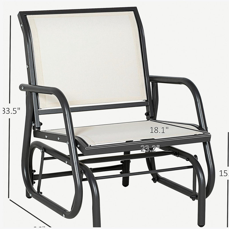 Fauteuil oscillant et balançoire Outsunny