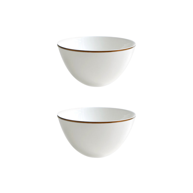 Alex Gold Dining Bowl, Gold