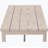 Durable Aluminum Coffee Table Solid ConstructionWeatherResistant Surface ed Birch Look