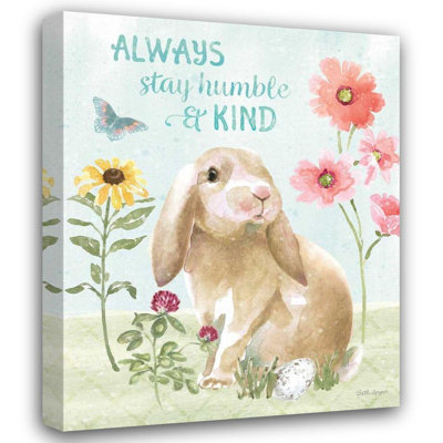 Art sur toile tendue avec Trinx Grove, Beth, Sweet Bunies III