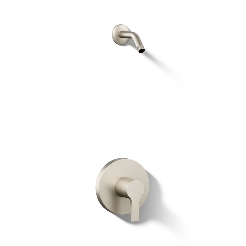 Elate Rite-Temp Shower Trim Kit, Without Showerhead, Brushed Nickel