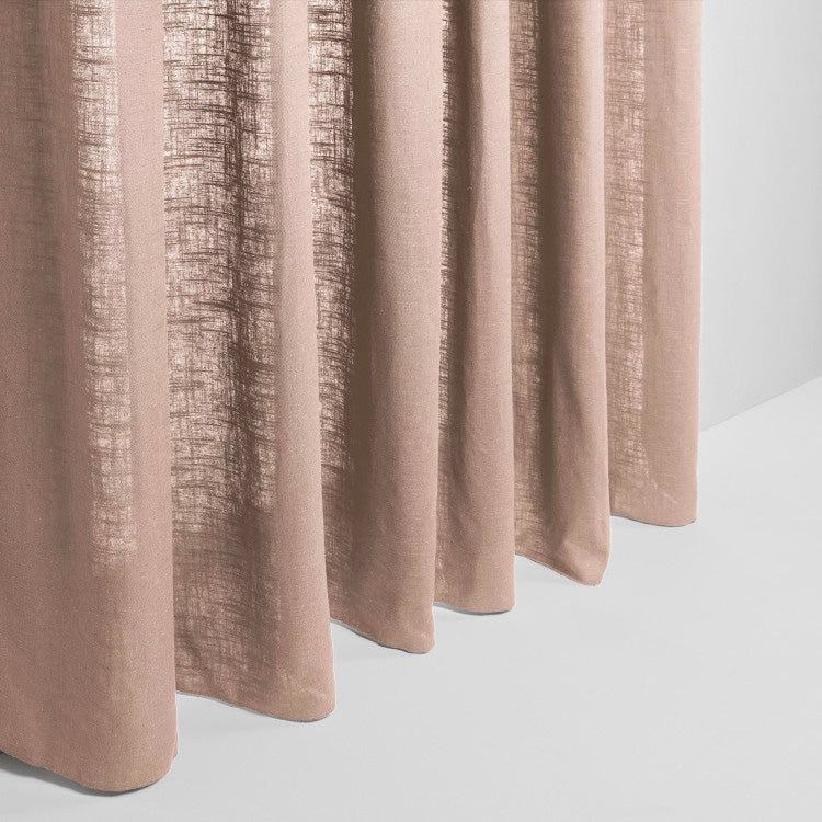 Bellavista Semi Sheer Curtain Single Panel, Width 350 x Drop 280cm, Light Beige