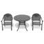 Ensemble 3 pièces de meubles de patio en aluminium coulé avec coussins-73337982-73337976