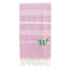 Serviette de plage 100% coton Pestemal Lucky-29965818-29965849