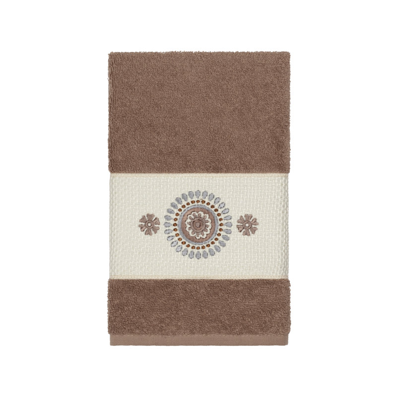 Isabelle Turkish Cotton Midweight Hand Towel, Latte