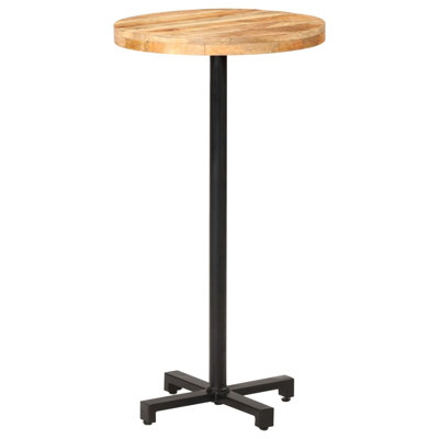 Bistro Table Round Solid Reclaimed Wood