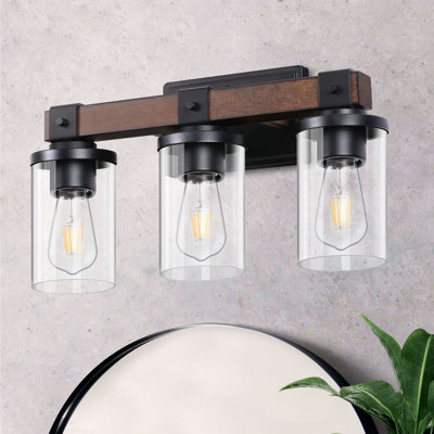 Éclairage pour salle de bain à intensité variable 3 lumières Aanyah