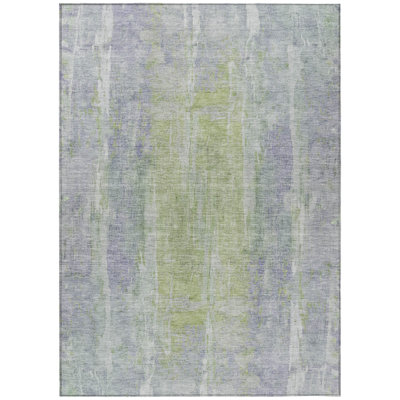 Machine Washable Indoor/Outdoor Matteson ACN2309 Abstract Rug
