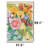 Abstract Floral Pixel Weave Area Rug