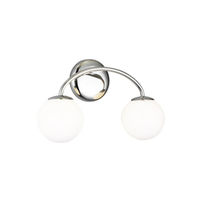 Alain 2 - Light Dimmable Vanity Light, Polished Nickel
