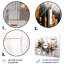Rayures orange gris audacieux 5 pièces