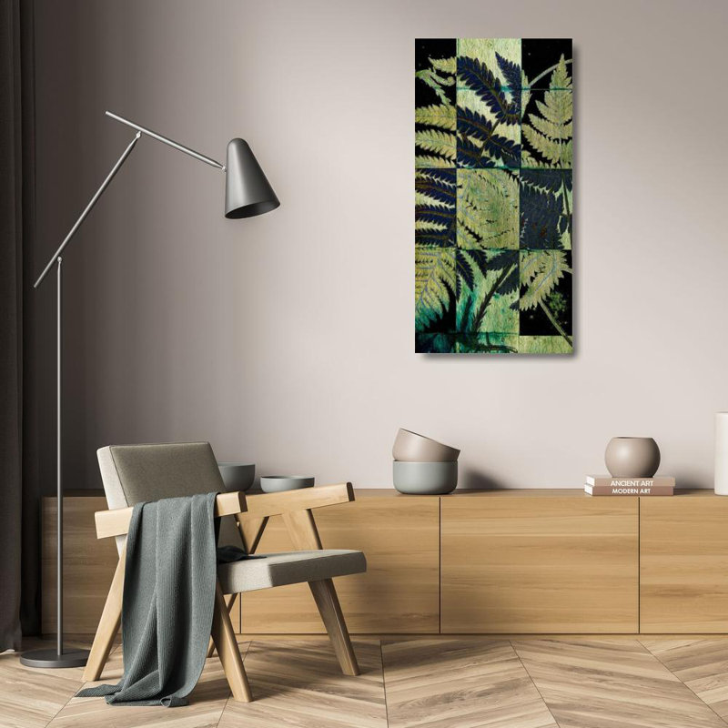 Art sur toile tendue par Rosalind Wheeler Vision Studio Gallery: Midnight Ferns I, H 24 po x l 14 po