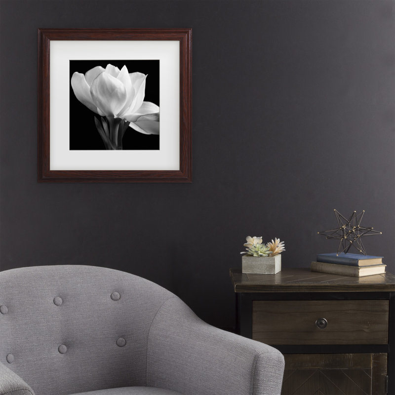 «Gardenia» par Michael Harrison, Brun, H 13,75 po x l 13,75 po x P 0,75 po