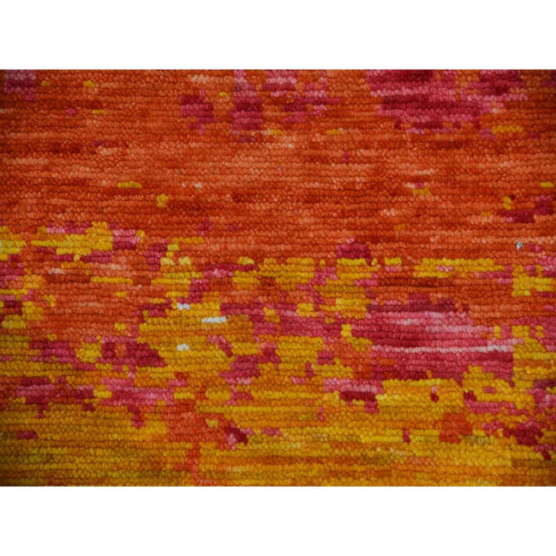 10'x14'1" Ivory Hand Knotted Modern Abstract Design All Wool Oriental Rug 3F3A01DC9EC94011A963963D1161CDD2