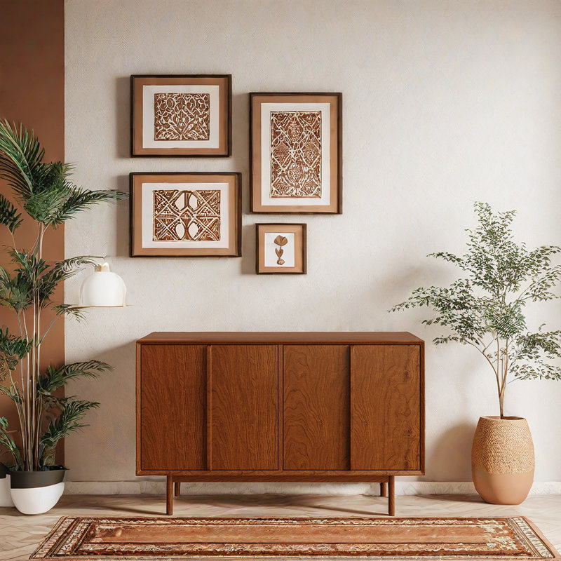 Armoire de rangement pour chaussures 32 paires en bois massif