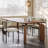 High-end solid wood table set-110567461