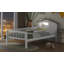 Lit plateforme en bois avec tête de lit en forme de maison-607004279-607004277