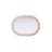 Dennard Oval Cornhusk Mirror 42 in Linen White-108306254