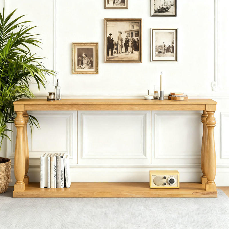 Console Modern Modern Elegant, Bois naturel