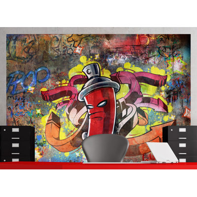 Graffiti Monster Wall Mural