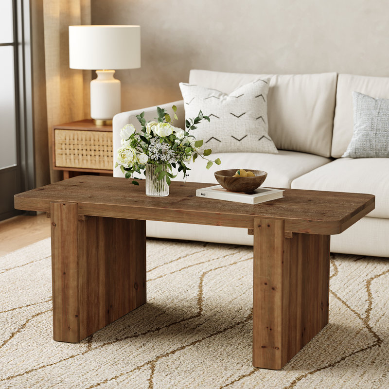 Solid Wood Coffee Table, 47-inch Center Table