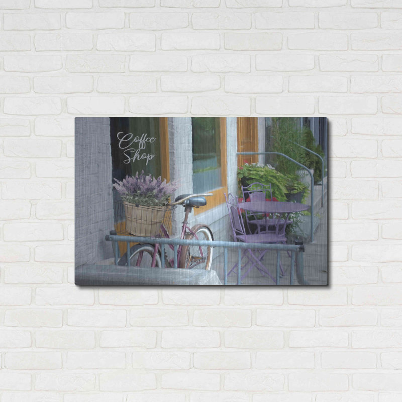 «Coffee Shop visit» par Lori Deiter, H 24 po x l 36 po
