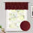 Pinch Pleat Valance for Kitchen Window Blackout Faux Linen Textured Solid Beige Valance for Living Room  Farmhouse Linen Curtain Valance Window Treatment Back Tab-101841147