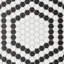 Le Cafe 1" x 1" Matte Porcelain Mosaic Tile - Deco Design 4