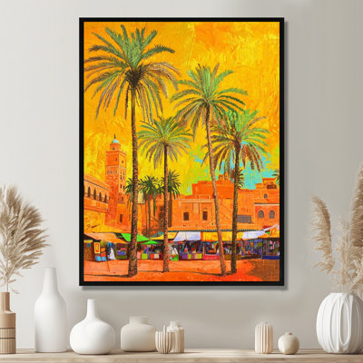 Desert Oasis Marrakech Morocco - Islam Landscape Wall Art