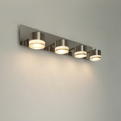 Éclairage de salle de bain à DEL à intensité variable 5 lumières Barnsdall